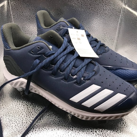 New With Tags adidas icon bounce cg518 Women's Size 7.5 Navy White - Picture 1 of 4